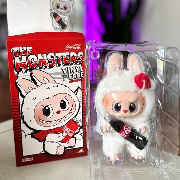 Pop Mart Labubu THE MONSTERS Coca-Cola Series – Vinyl Face (Surprise Shake) NIB - Picture 1 of 8